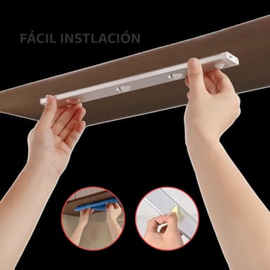 Luz LED con Sensor de movimiento 1600mah-40cm