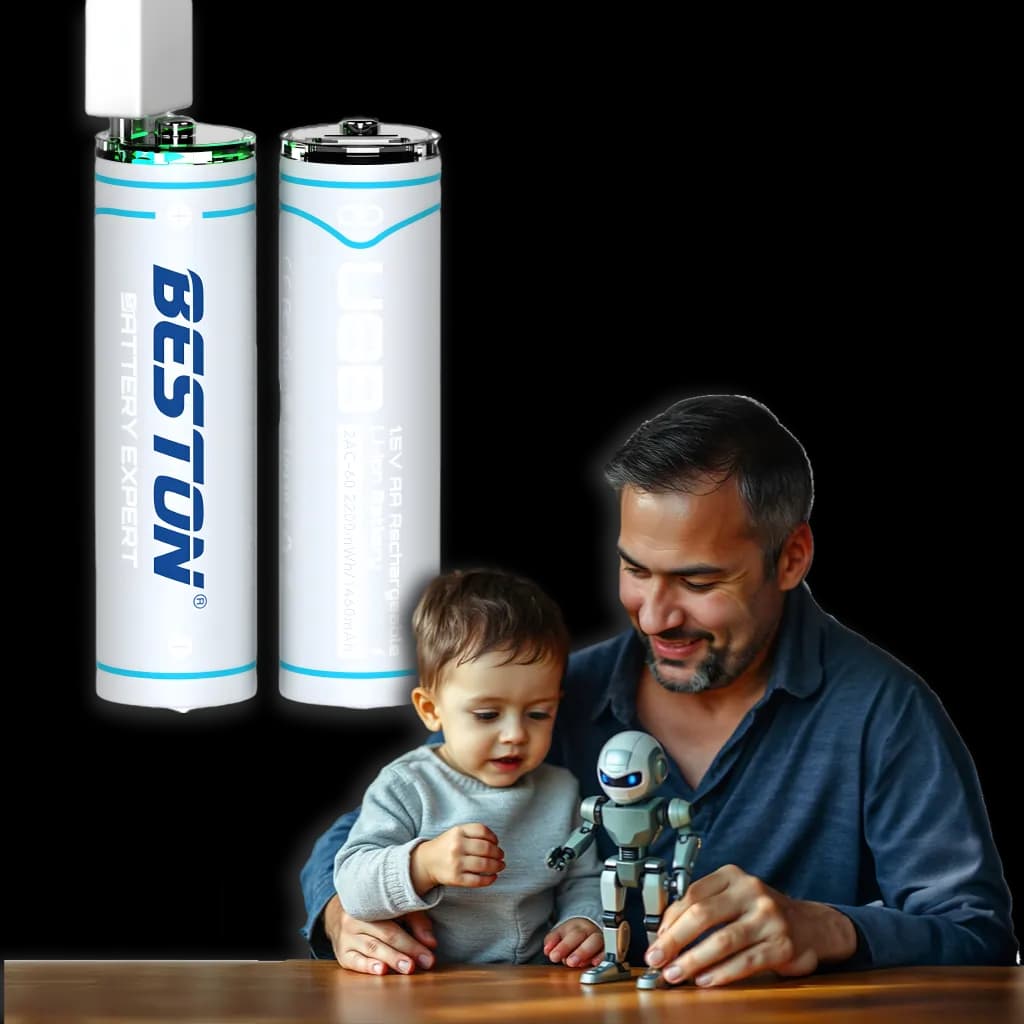 Pilas recargables vía USB