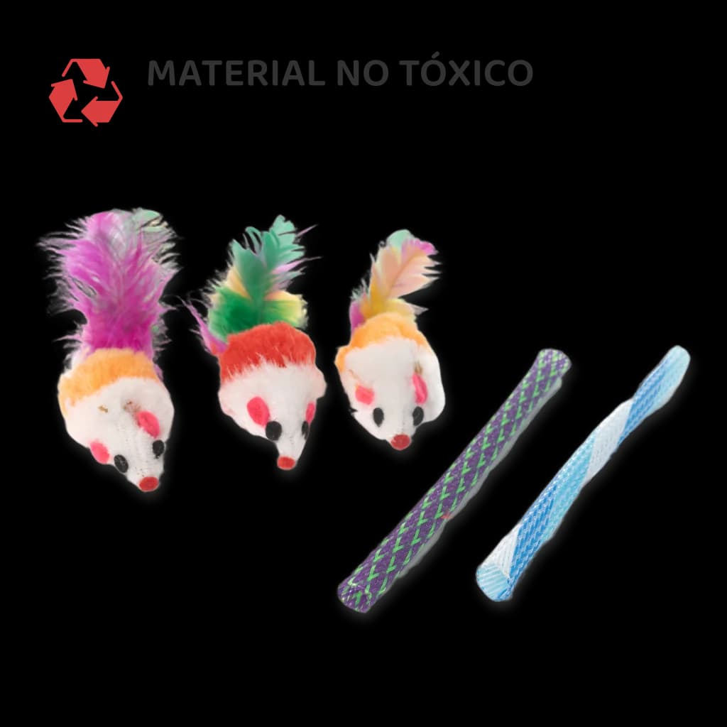 Set juegos para gatos 24 unidades - Túnel T