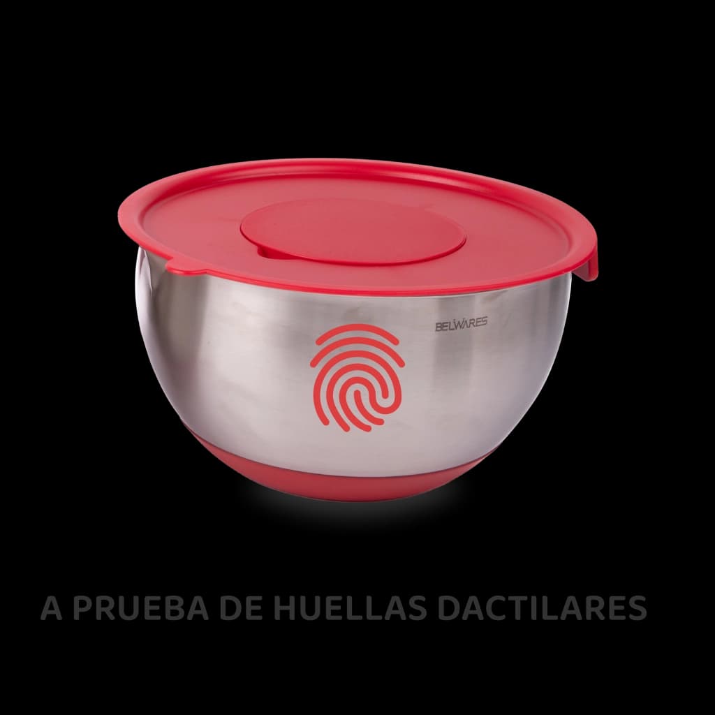 Tazones mezcladores de acero inoxidable