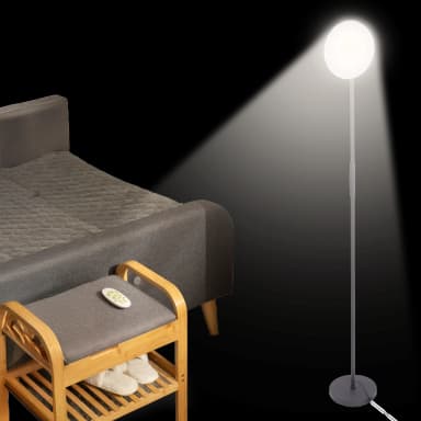 Lámpara inteligente de piso LED colores RGB