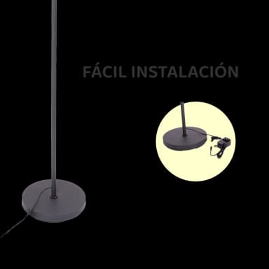 Lámpara inteligente de piso LED colores RGB