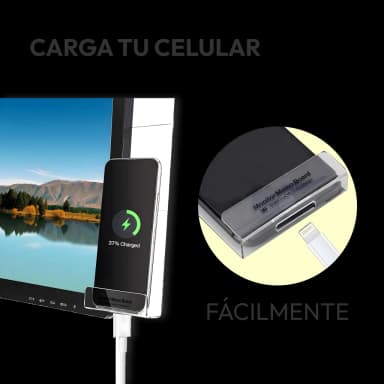 Tablero de notas para monitor de computadora - Plano