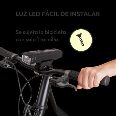 Luz LED para bicicleta recargable vía USB - 2200mah - Rango - 300m