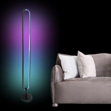 Lámpara nórdica inteligente de piso con control remoto