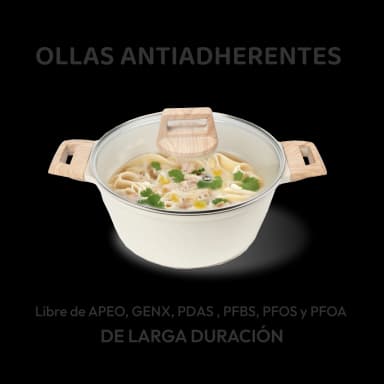 Juego de ollas antiadherentes - 4 piezas