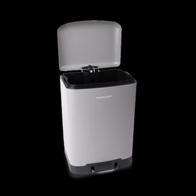 Cubo de basura de acero inoxidable 