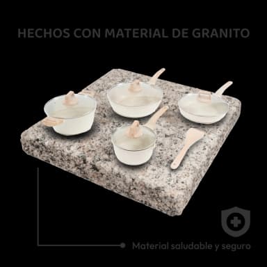 Juego de ollas antiadherentes - 4 piezas