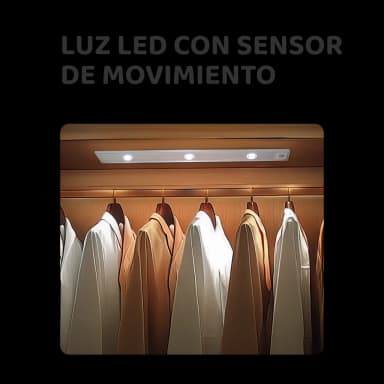 Luz LED con Sensor de movimiento 1600mah-40cm
